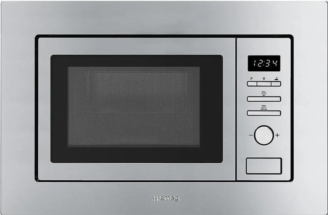 Smeg FMI020X Inbouw Magnetron met Grill - 800W - RVS