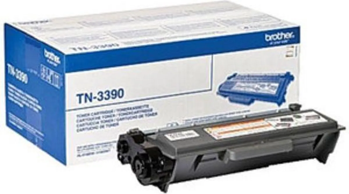 Brother TN-3390 Tonercartridge - 12.000 Pagina's - Zwart