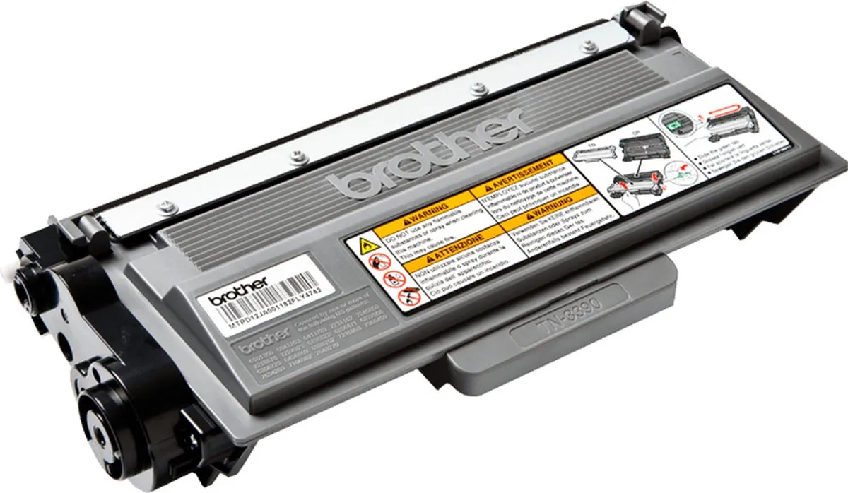 Brother TN-3390 Tonercartridge - 12.000 Pagina's - Zwart