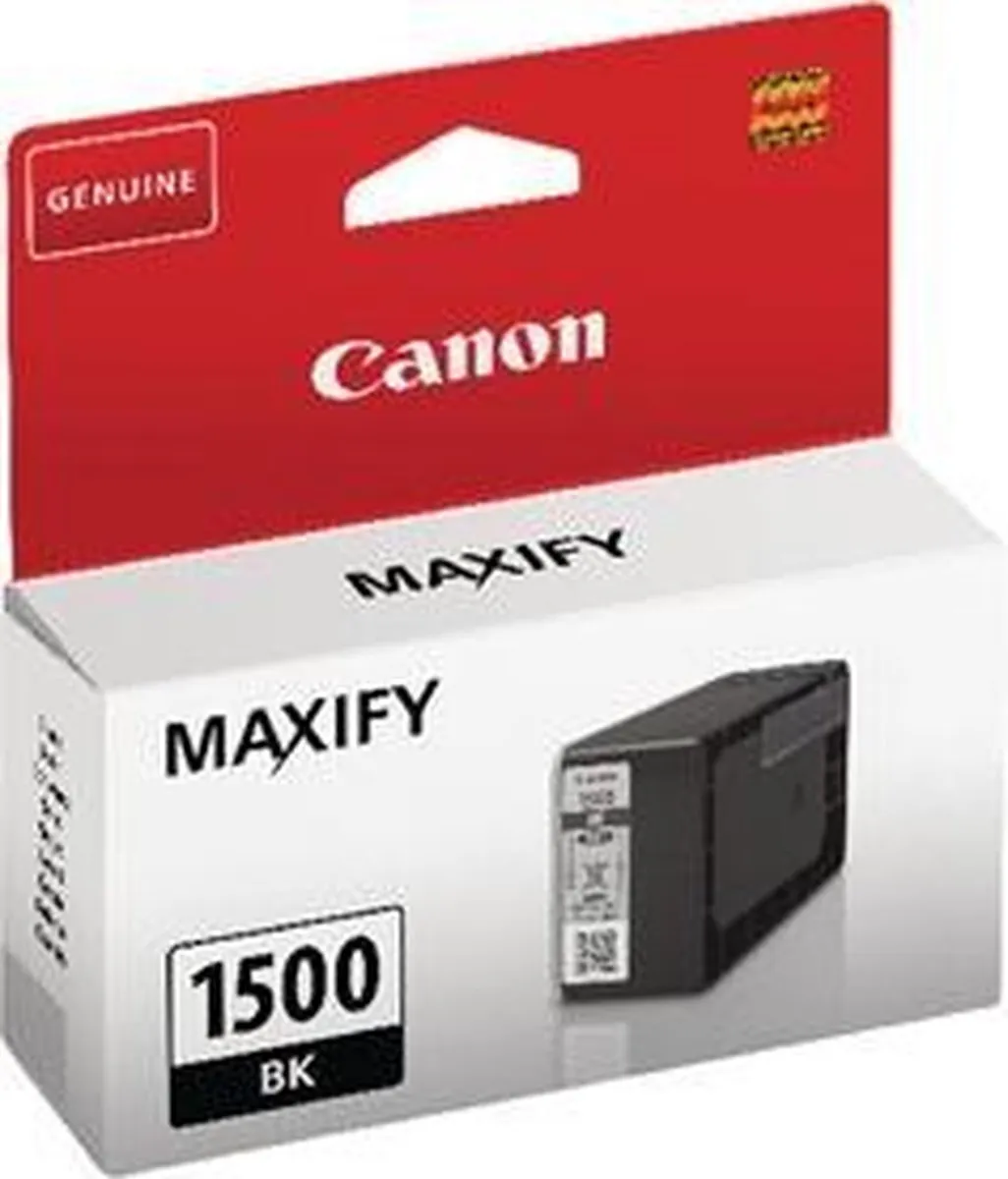 Canon PGI-1500BK Inktcartridge - 400 pagina's - Zwart