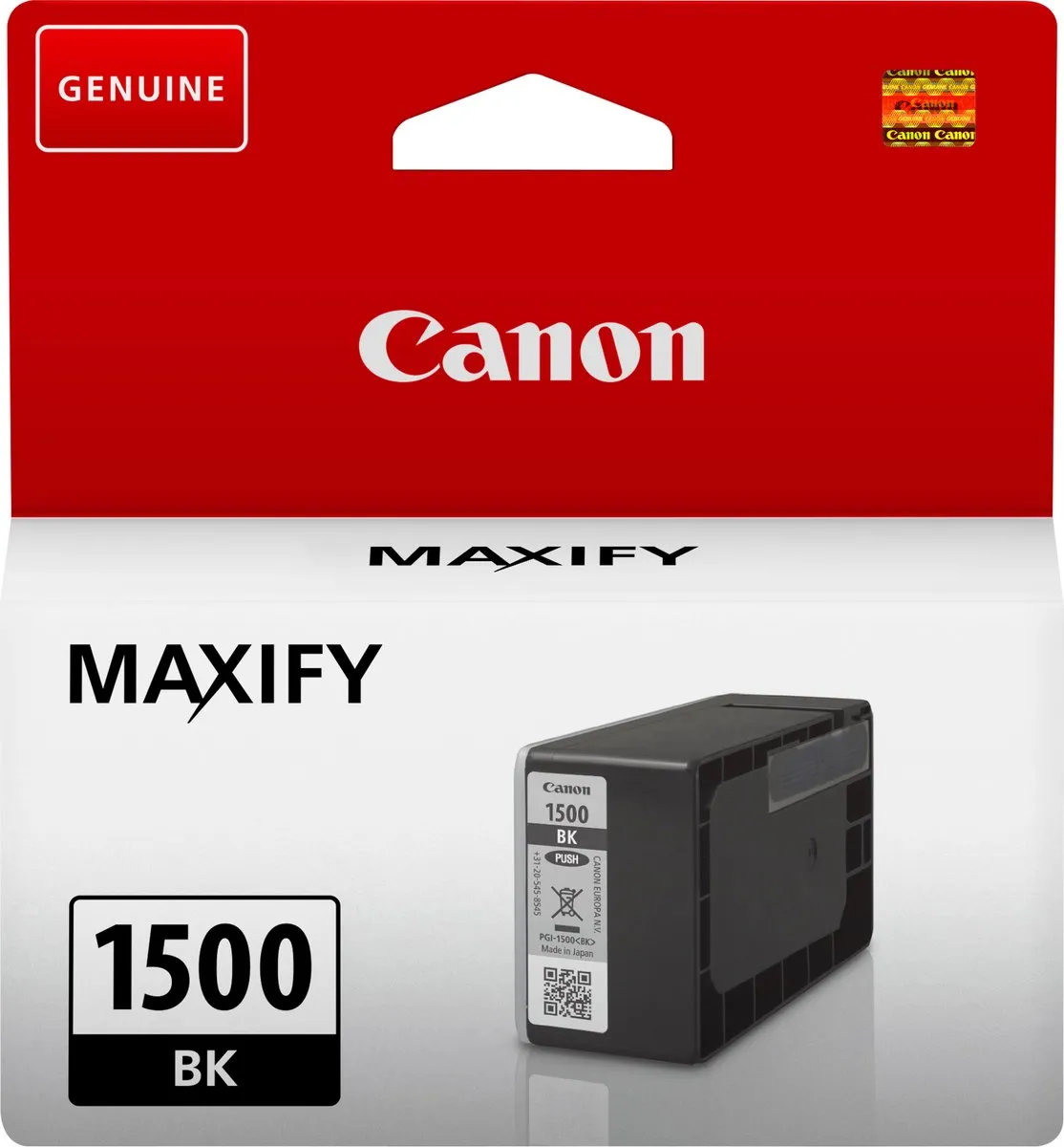 Canon PGI-1500BK Inktcartridge - 400 pagina's - Zwart