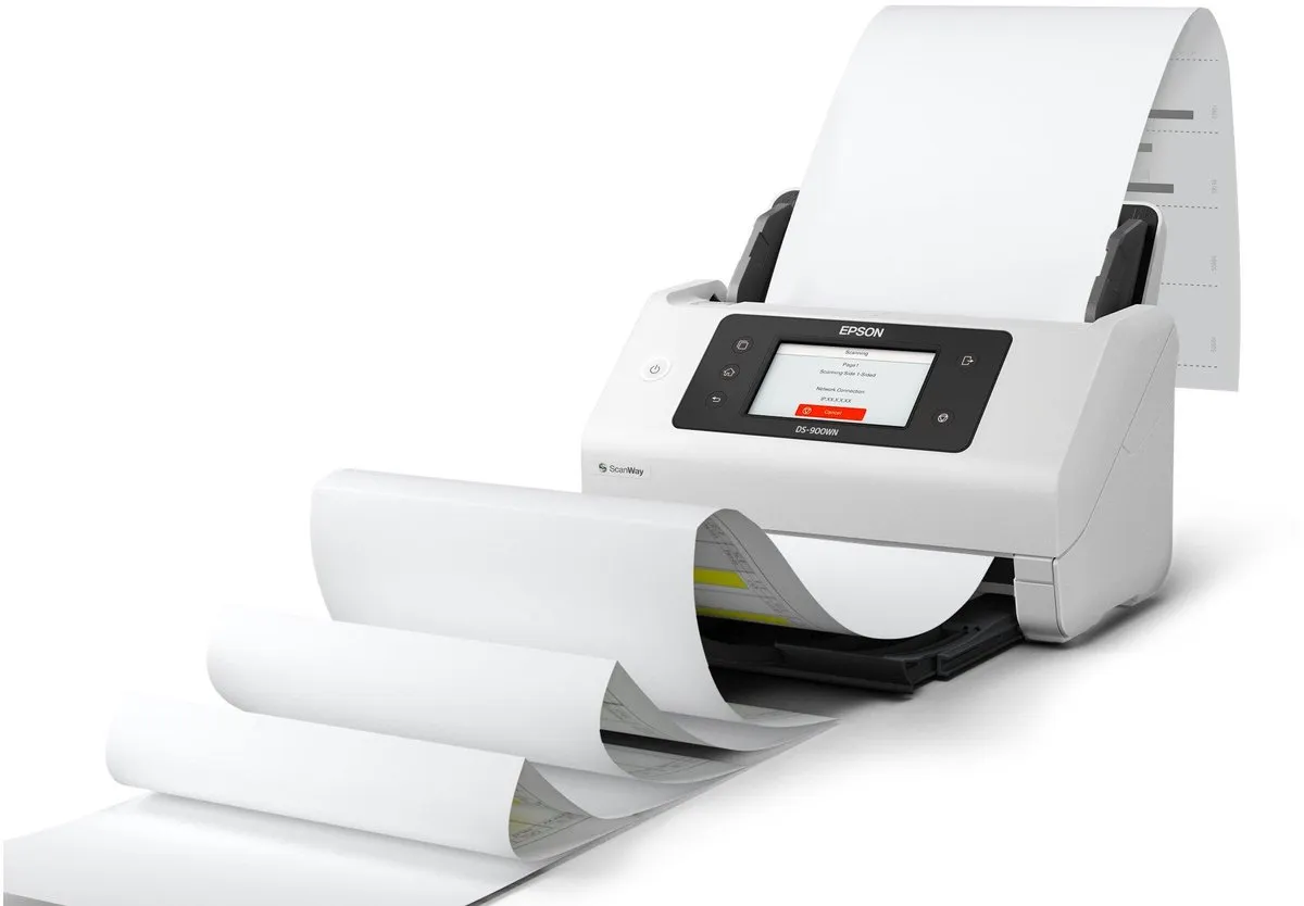 Epson WorkForce DS-900WN Scanner - A4 - Wi-Fi - Wit