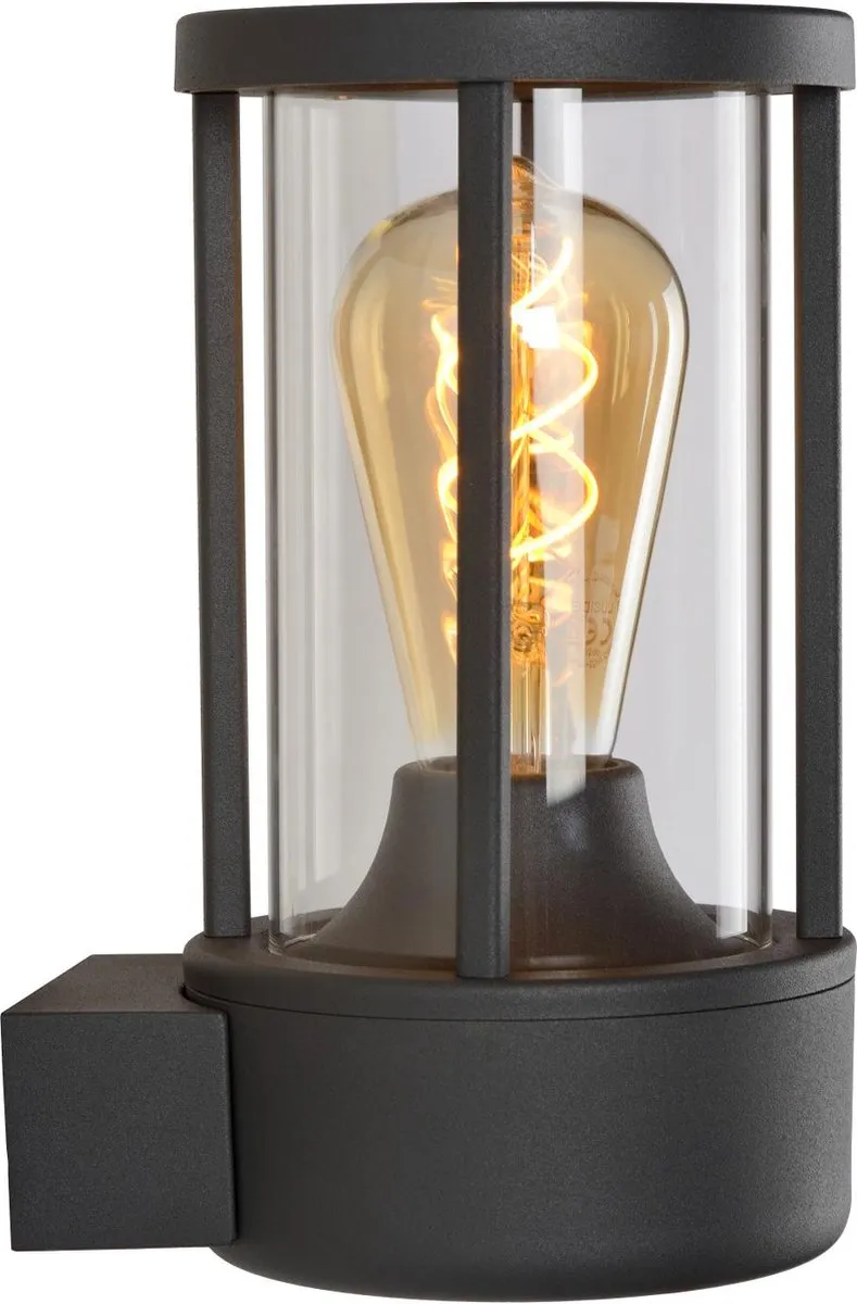 Lucide LORI Wandlamp Ø12cm - Antraciet