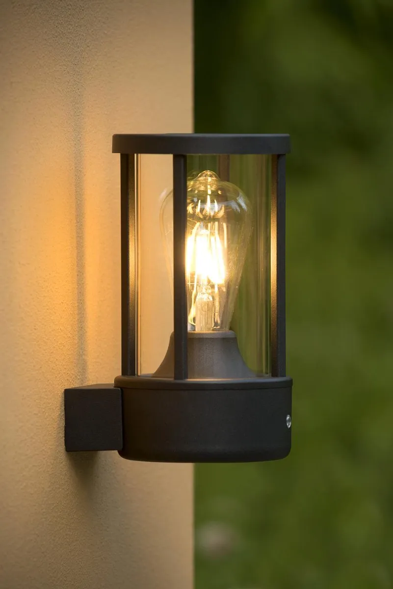 Lucide LORI Wandlamp Ø12cm - Antraciet - afbeelding 6 van 6
