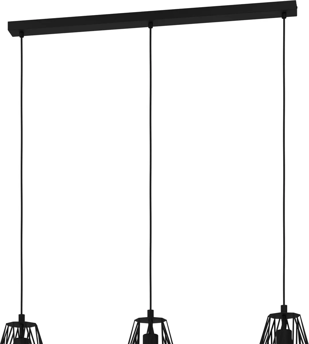 Eglo Stype Hanglamp E27 - 96cm - Zwart