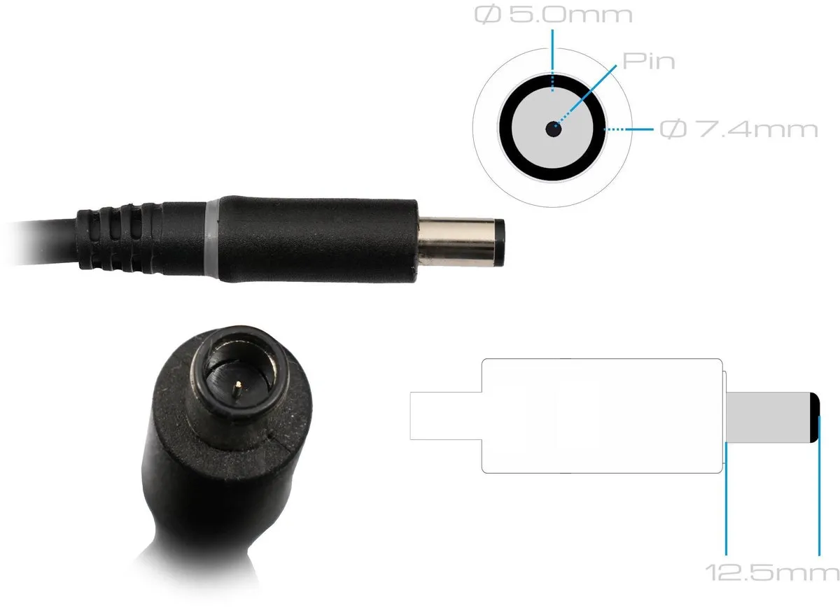 Dell K2D2P GaN Oplader 360W - Laptop
