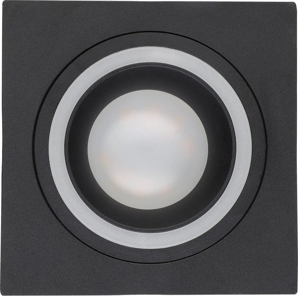 Eglo 900451 LED Inbouwspot GU10 35W - Zwart/Wit