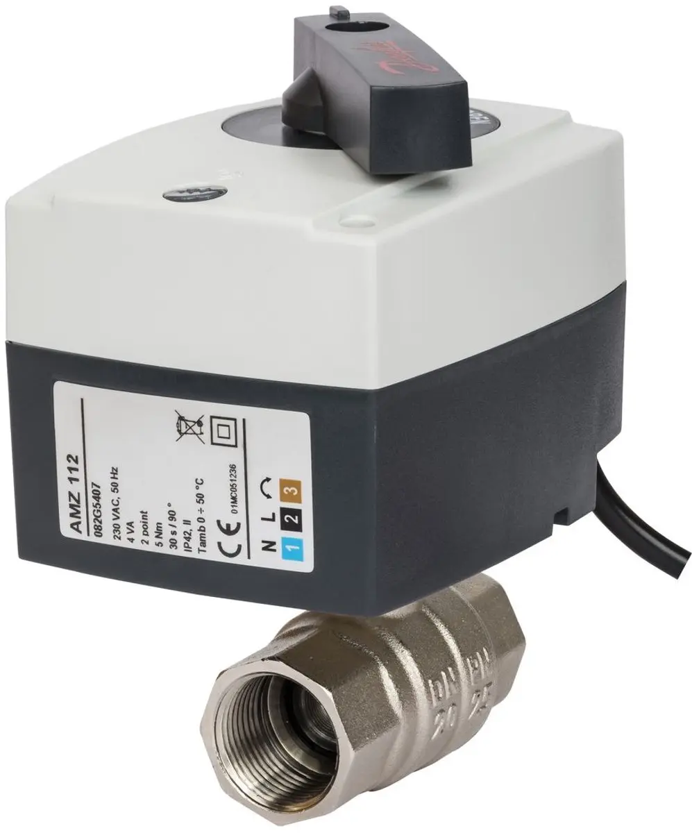 Danfoss AMZ112 2-weg Kogelkraan DN50 230Vac Open/Dicht