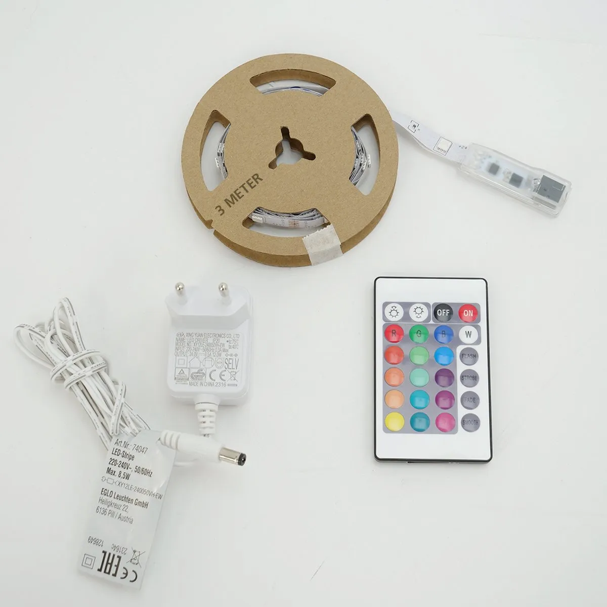 Eglo LED Stripe-E LED Strip 300cm - Wit/RGB - Dimbaar - afbeelding 3 van 6