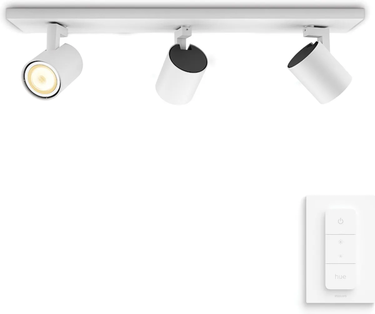 Philips Hue Runner Opbouwspot 3-spots - Wit