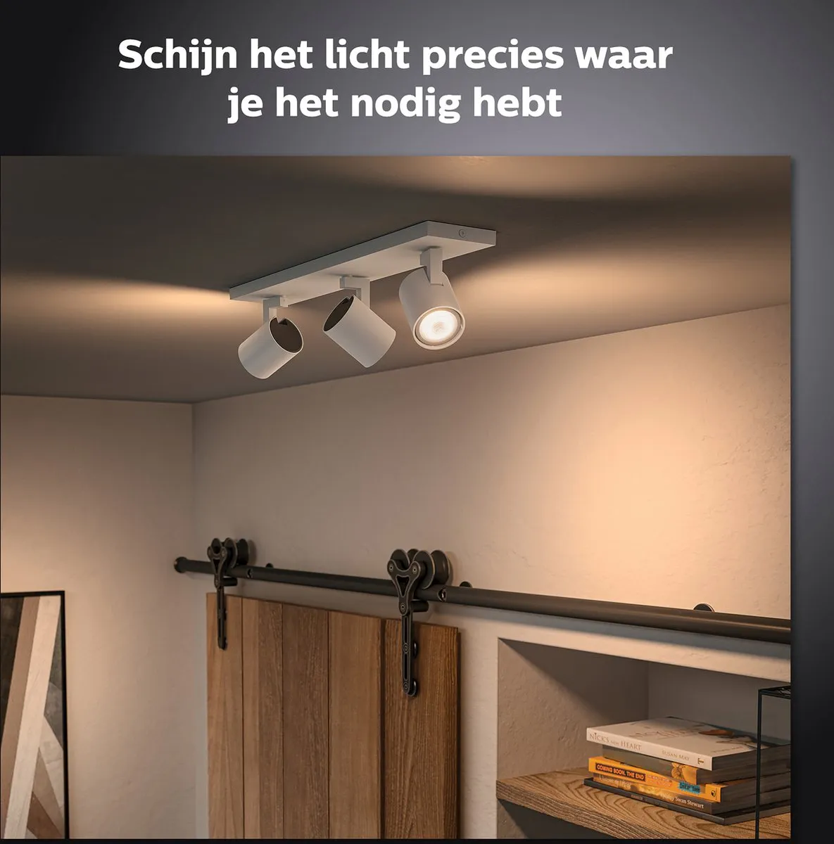 Philips Hue Runner Opbouwspot 3-spots - Wit