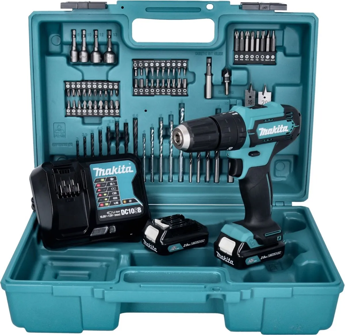 Makita HP333DSAX1 Klopboor-/schroefmachine - 2x accu - 21 standen