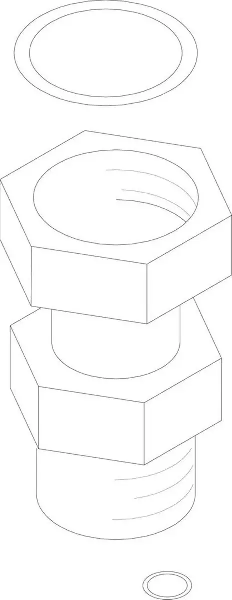 Bosch Afstandsstuk 3/4" met Dichting 7100436