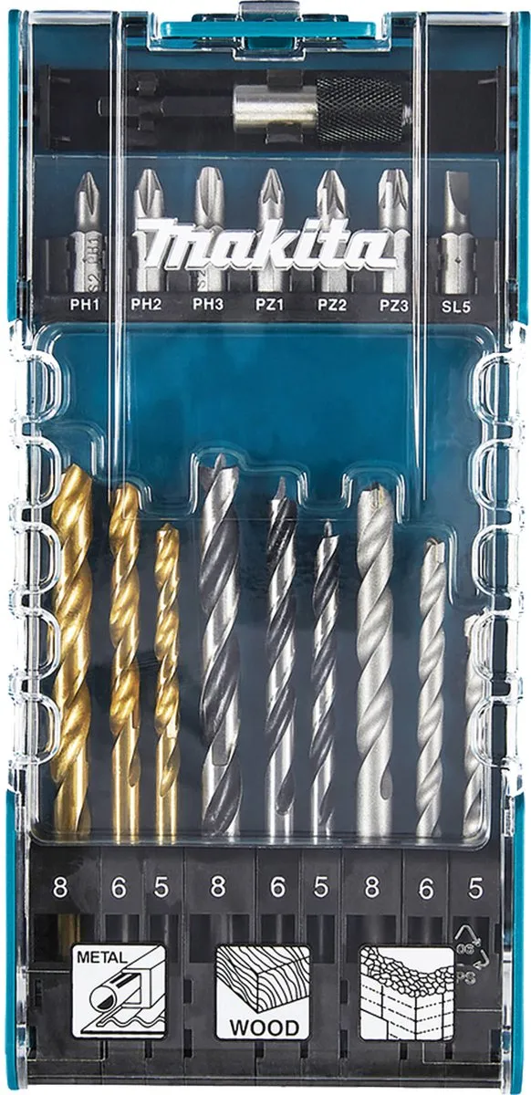 Makita D-74887 Boor-/schroefbitset