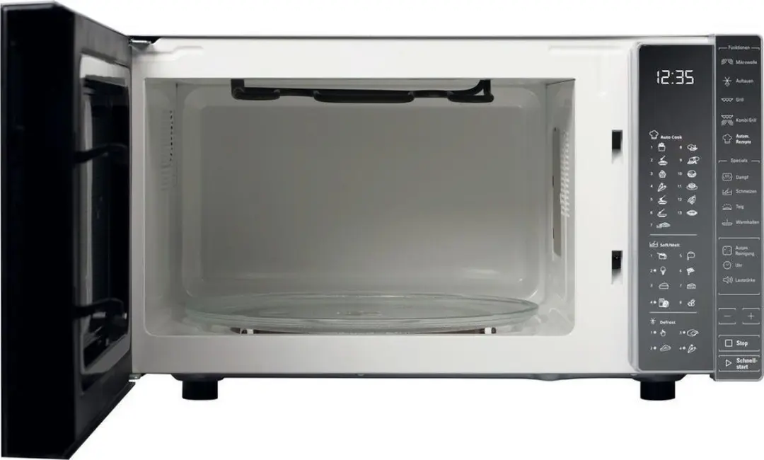 Bauknecht MW 304 M Vrijstaande Magnetron 900W - Grijs/Spiegel
