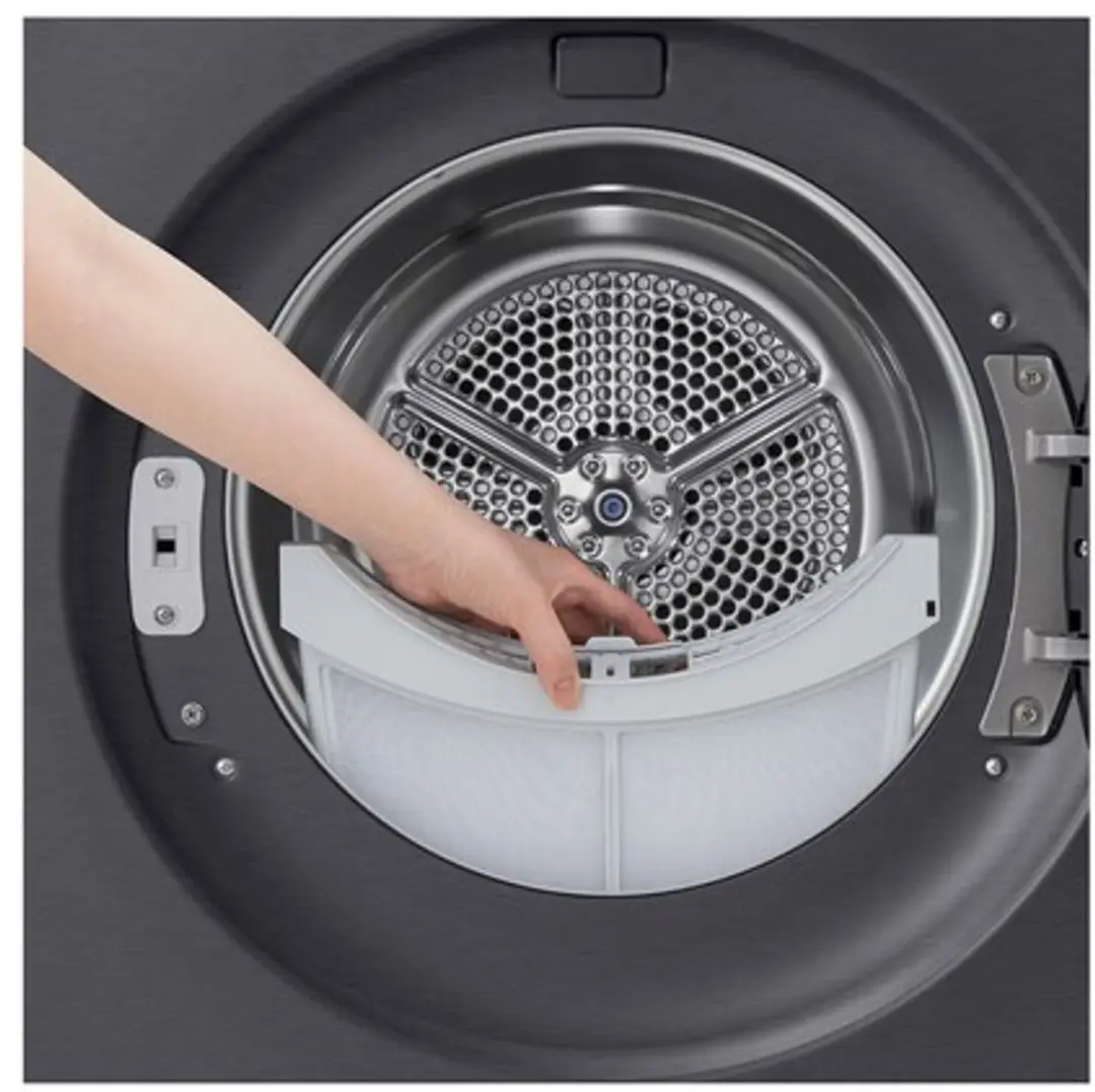 LG RT10X8B Warmtepompdroger 10kg - Zwart