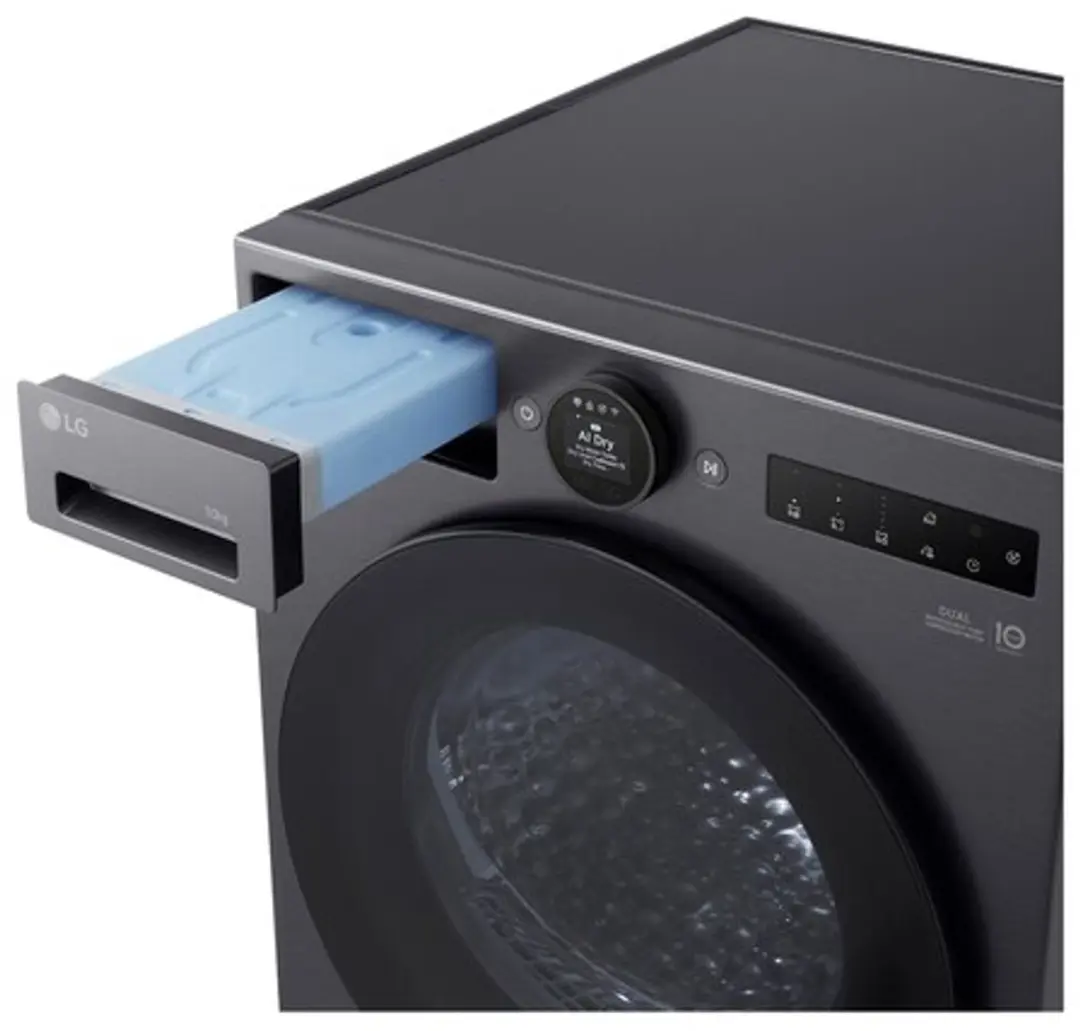 LG RT10X8B Warmtepompdroger 10kg - Zwart - afbeelding 6 van 6