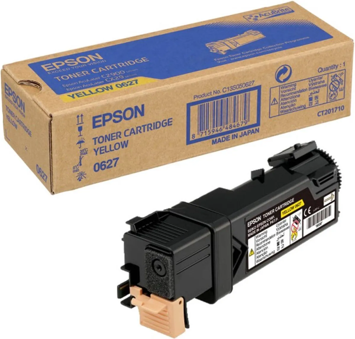 Epson S050627 Tonercartridge Geel - 2500 pagina's