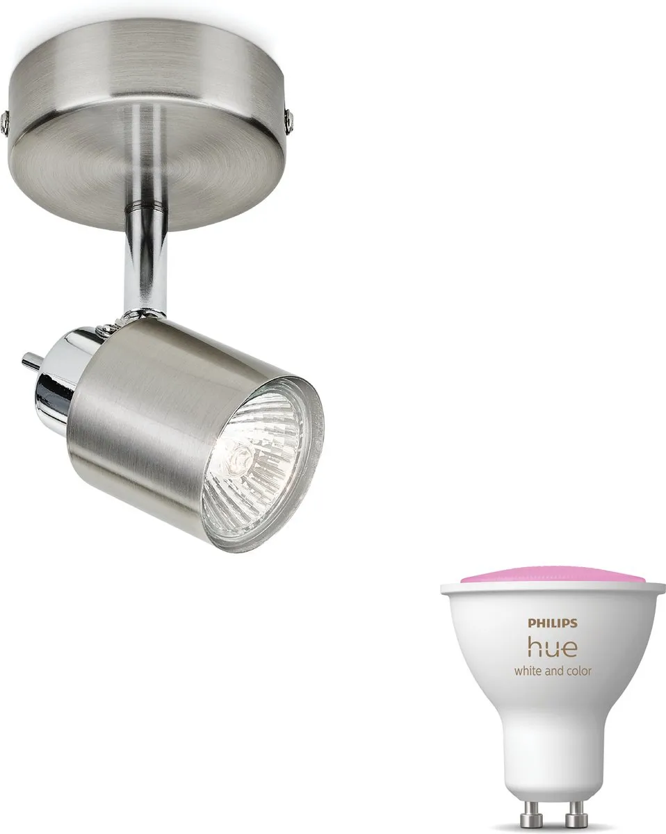 Philips Hue Meranti Opbouwspot Mat Chroom