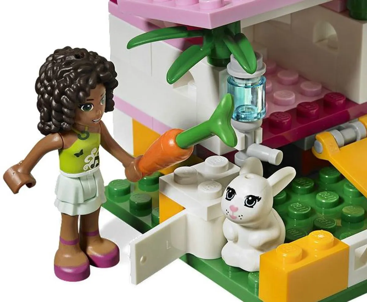 LEGO Friends Adrea's Konijnenhok 3938 - 62 Stukken - afbeelding 5 van 6