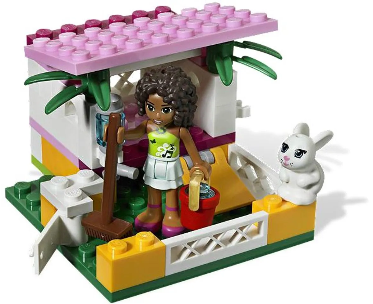 LEGO Friends Adrea's Konijnenhok 3938 - 62 Stukken - afbeelding 3 van 6