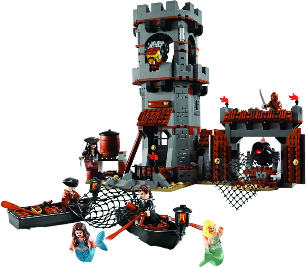 LEGO Pirates of the Caribbean Witkop Baai 4194 - 8 Minifiguren - afbeelding 3 van 6