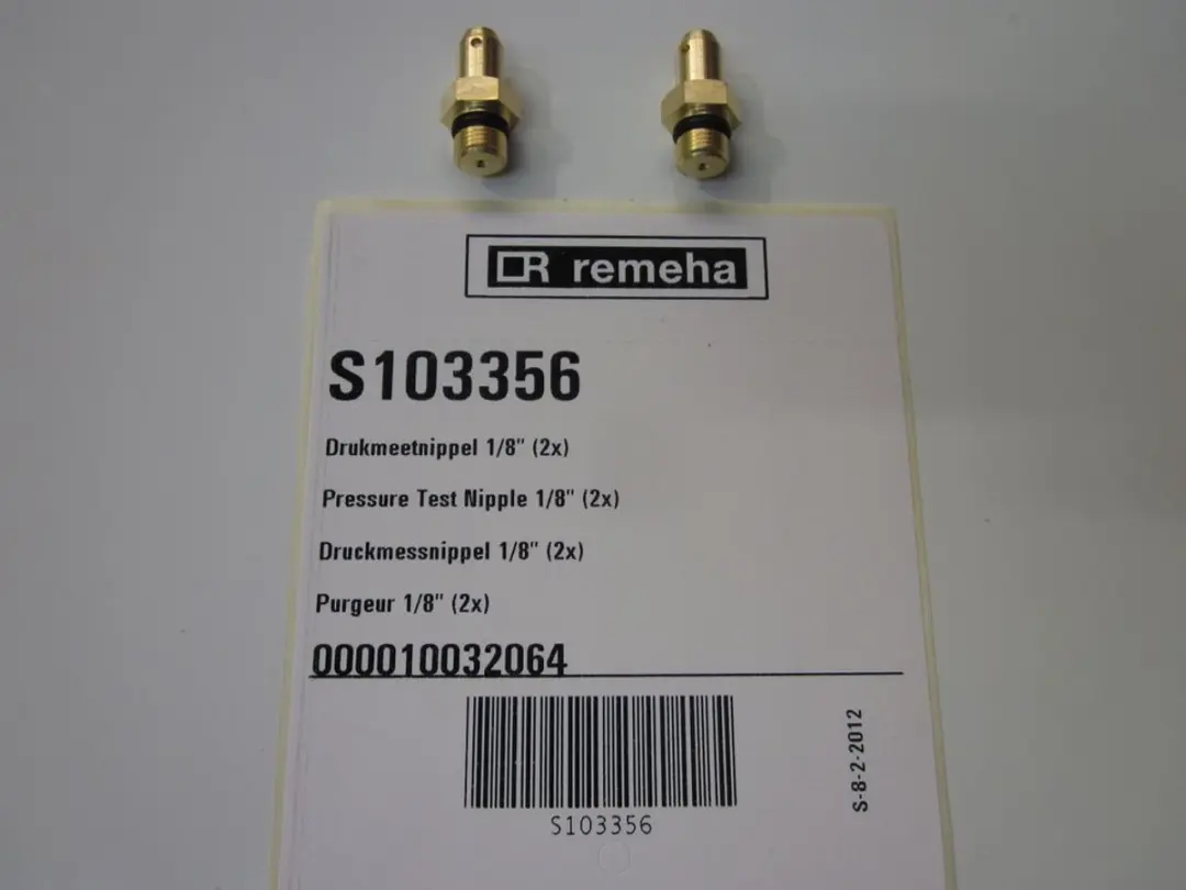 Remeha Drukmeetnippel 1/8"
