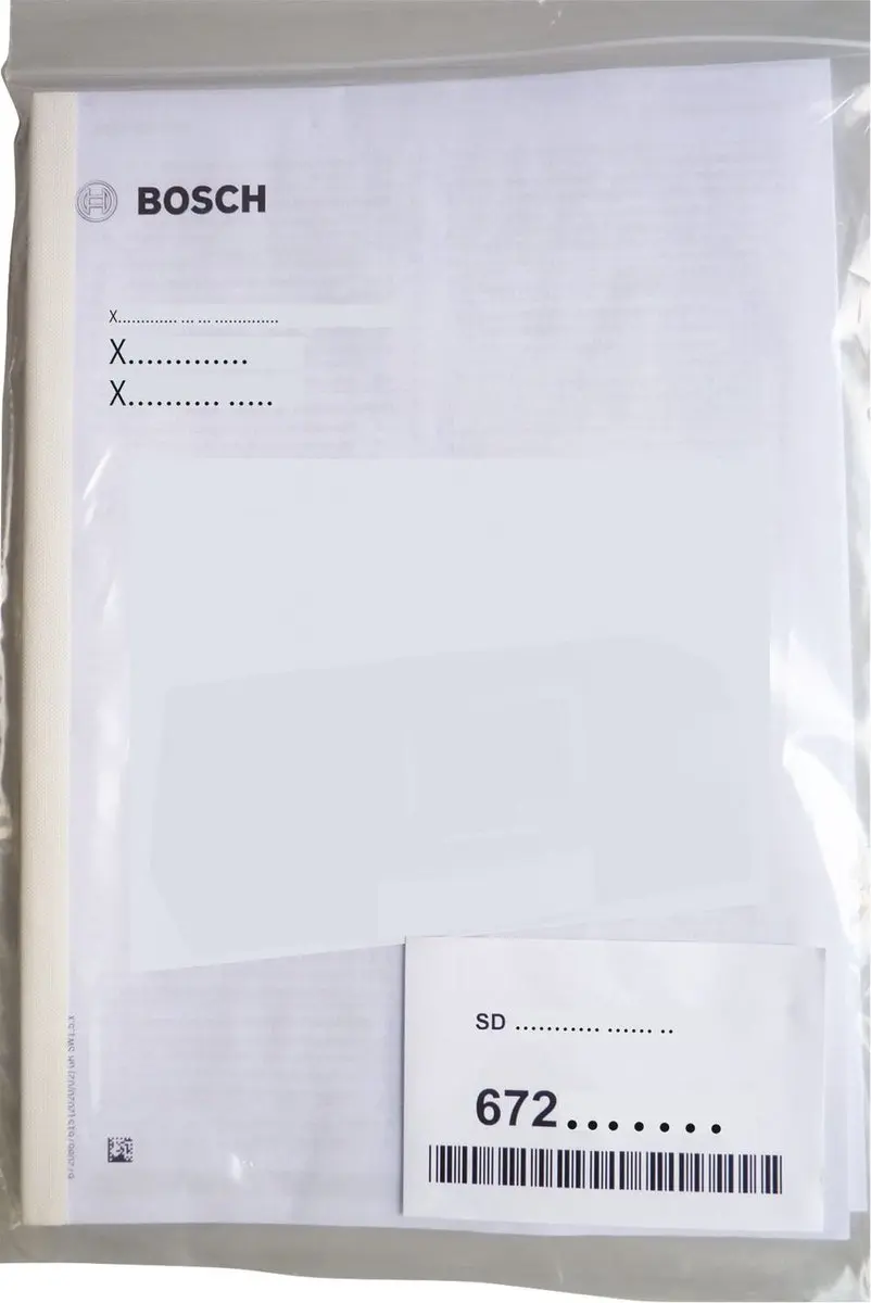 Bosch GC 7000 F Documentenset