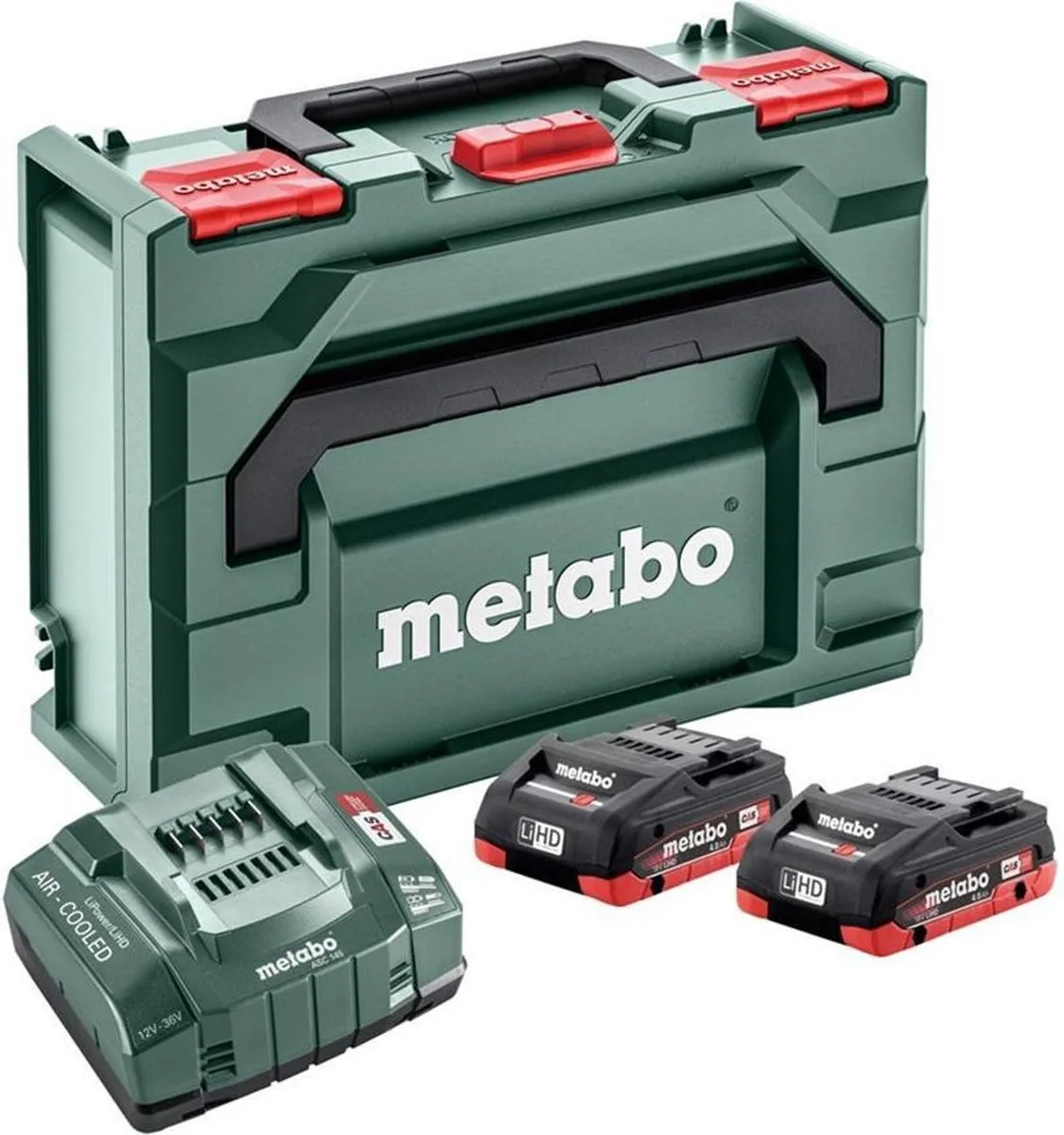 Metabo 685130000 18V LiHD Accu Starterset - 2x 4,0Ah