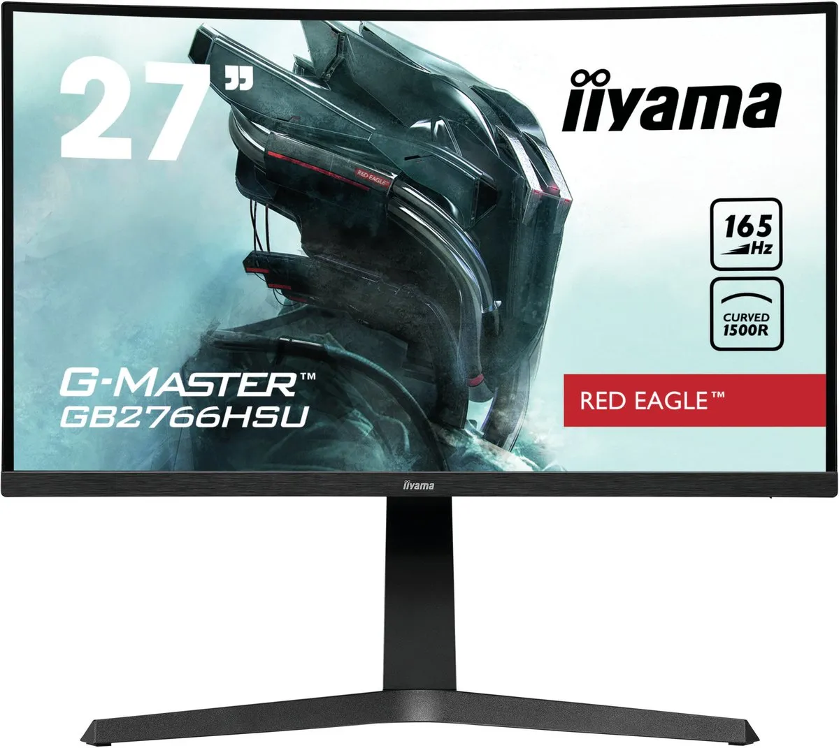 iiyama G-Master GB2766HSU-B1 Curved Monitor 27" - Full HD 165Hz - afbeelding 6 van 6