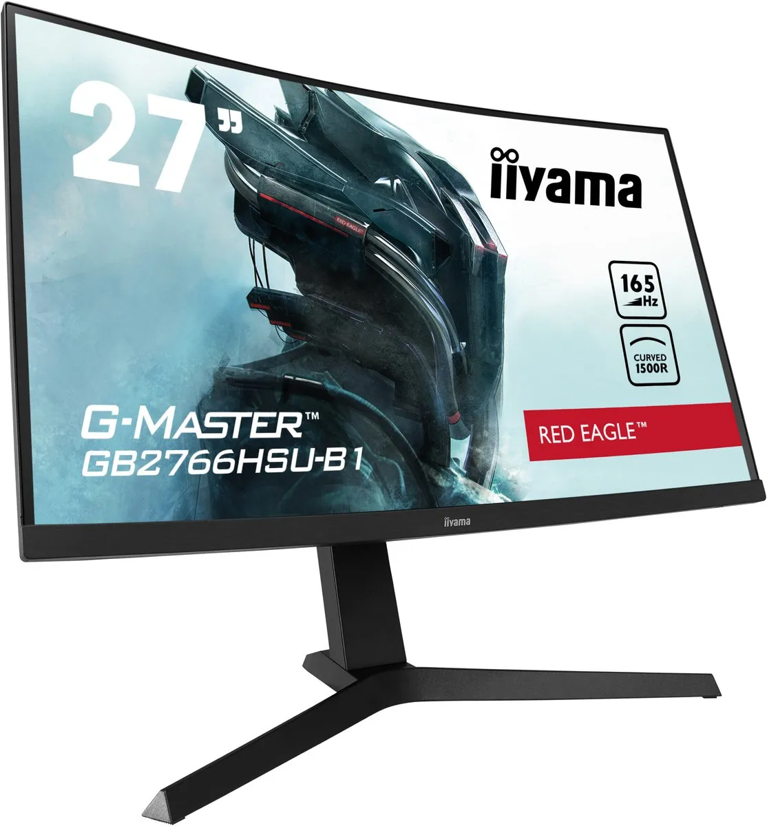 iiyama G-Master GB2766HSU-B1 Curved Monitor 27" - Full HD 165Hz