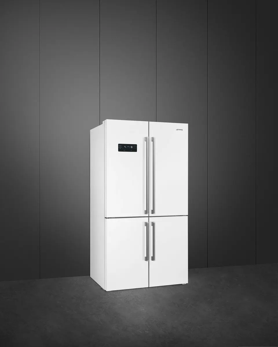 Smeg FQ60BDE Amerikaanse Koelkast - 572L - Wit