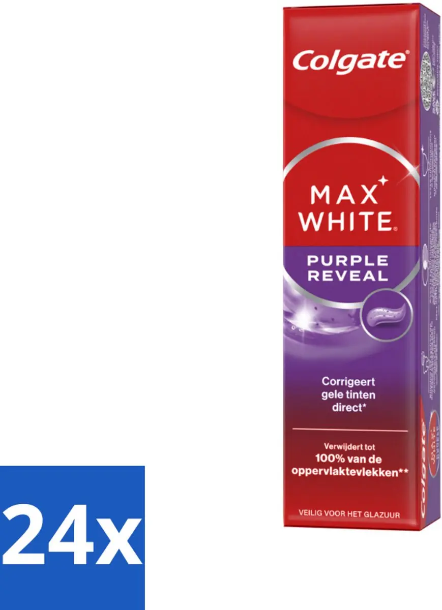 Colgate Max White Purple Reveal Tandpasta 75ml