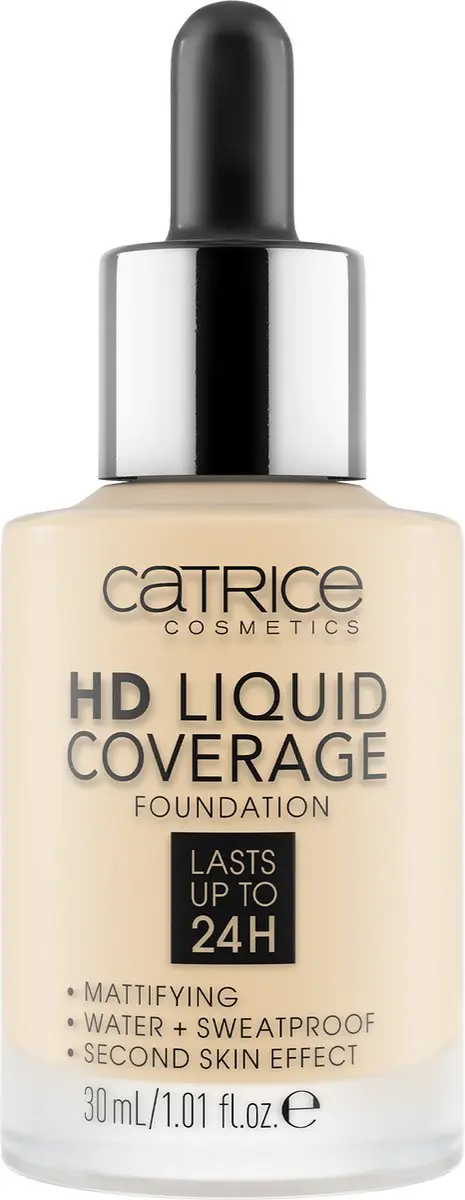 Catrice HD Liquid Coverage Foundation 002 Porcelain Beige 30ml