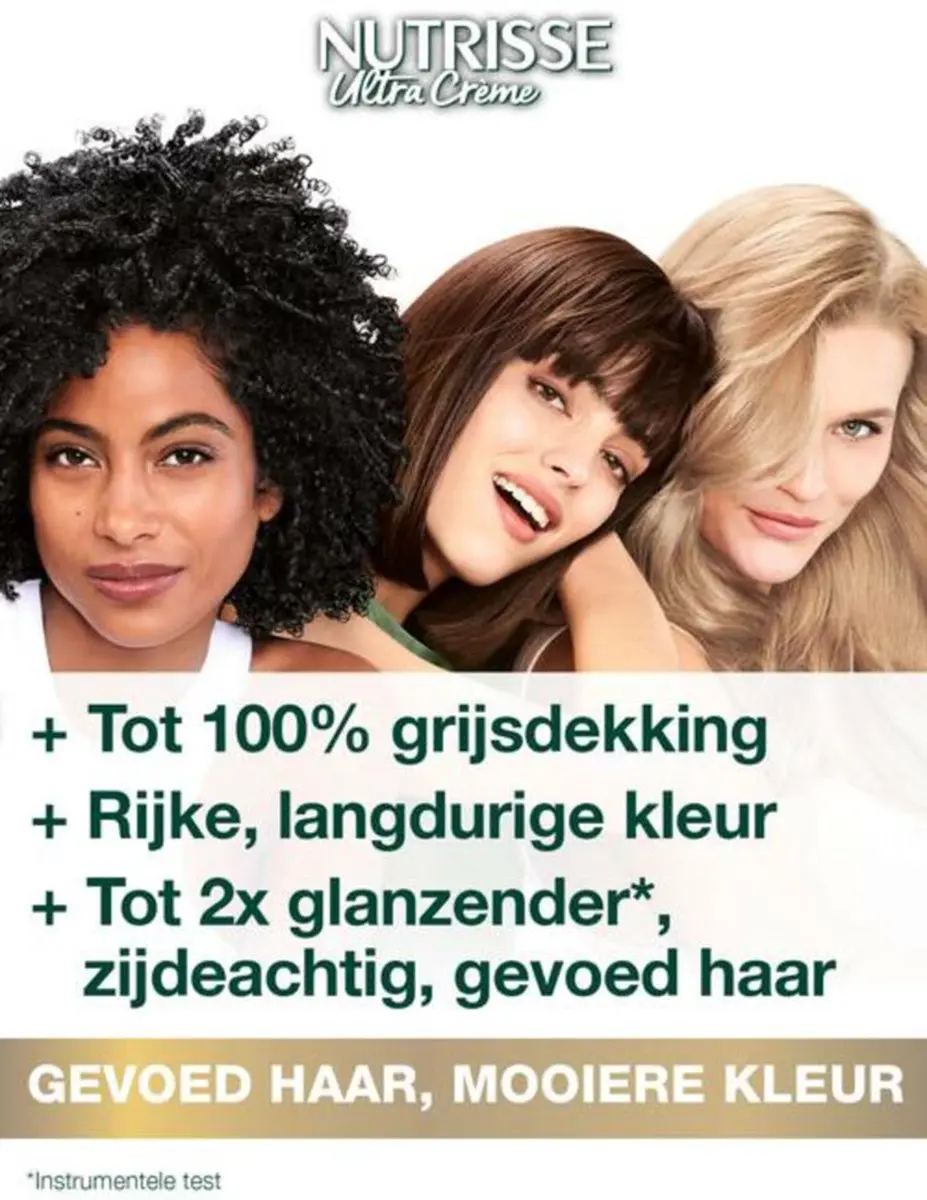 Garnier Nutrisse Crème Haarverf 80 Natuurlijk Lichtblond - 3 Stuks - afbeelding 5 van 6