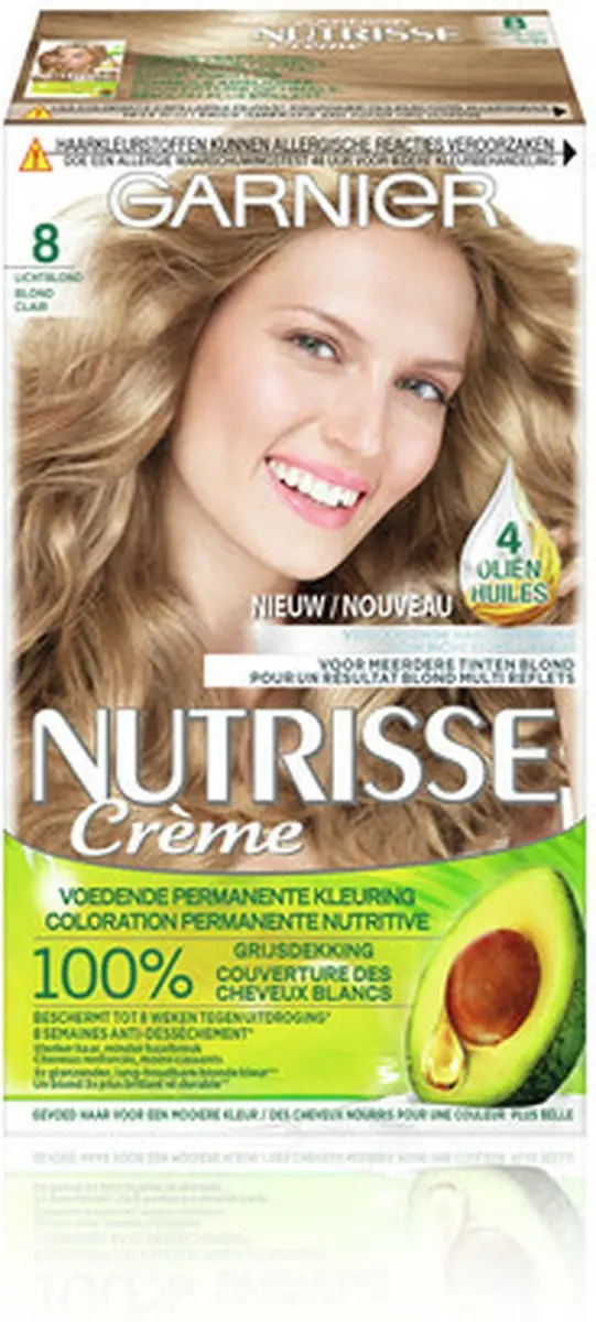 Garnier Nutrisse Crème Haarverf 80 Natuurlijk Lichtblond