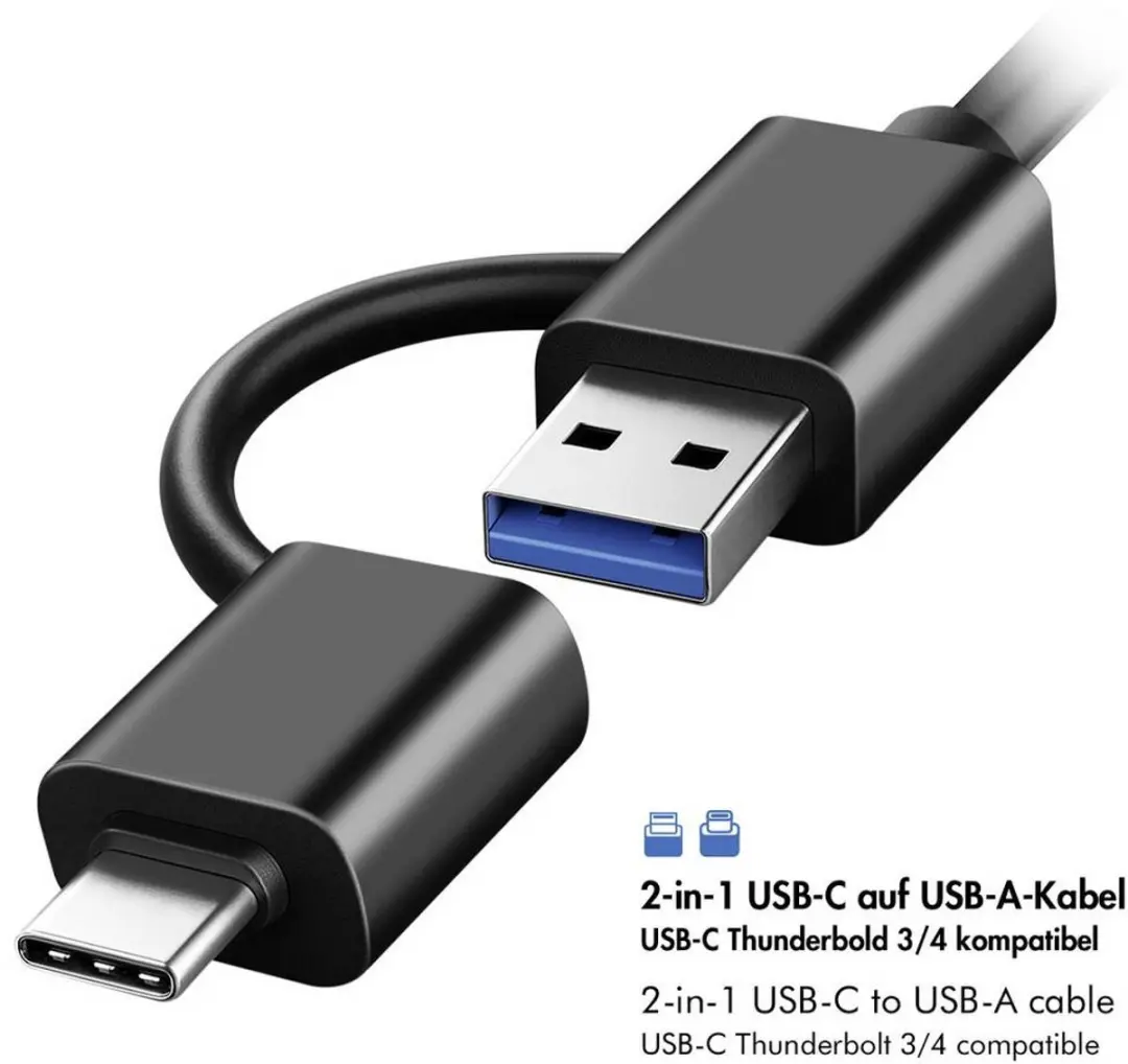 Logilink QP0036 USB-C Dockingstation - Zwart