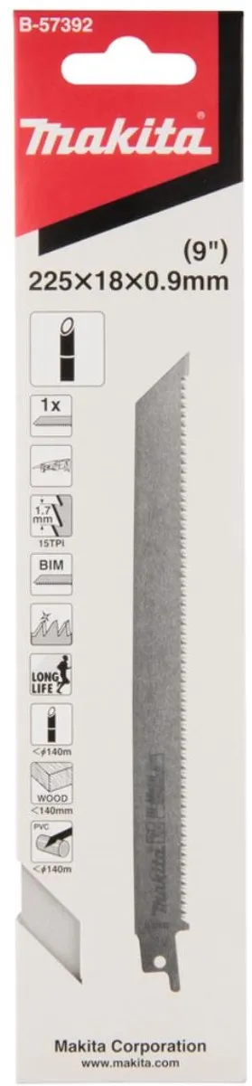 Makita B-57392 Reciprozaagblad Bamboe 205mm