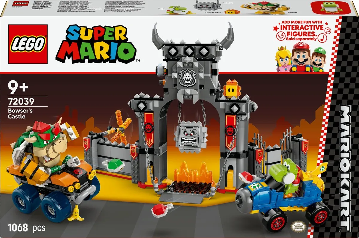 LEGO Super Mario Mario Kart Bowsers Kasteel 72039 - 1068 Stukken