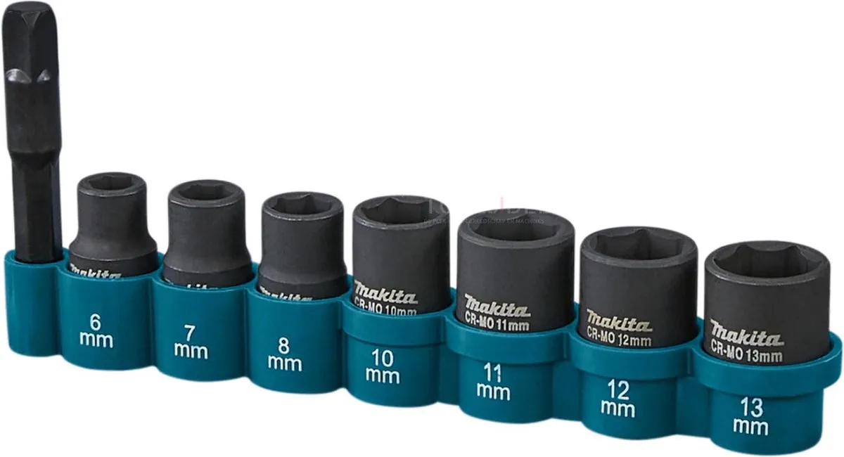 Makita Krachtdoppenset 8-delig 1/4" - E-12289 - afbeelding 6 van 6