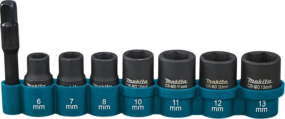 Makita Krachtdoppenset 8-delig 1/4"