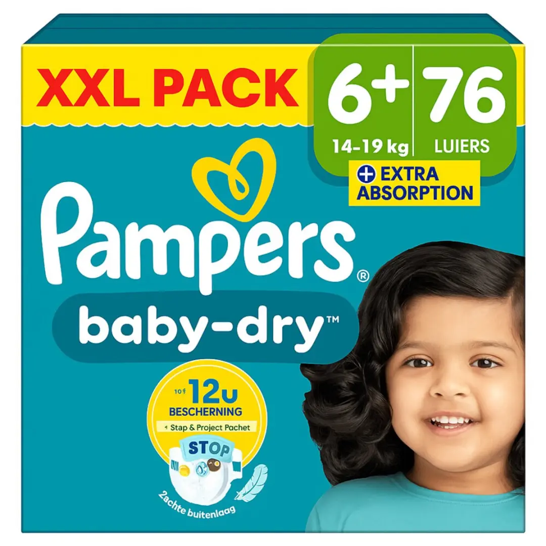 Pampers Baby Dry Maat 6+ Mega Pack