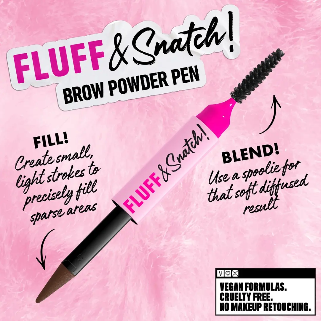 NYX Professional Makeup Fluff & Snatch! Brow Powder Pen - Brunette 0.5ml