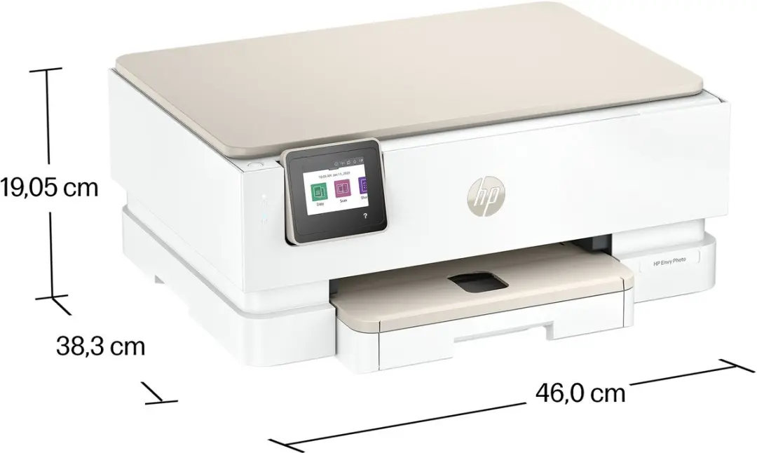 HP ENVY Photo 7230 B63JVB All-in-One Printer - Beige/Wit
