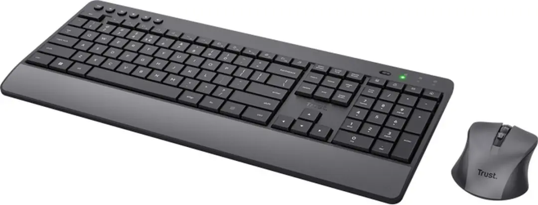 Trust Trezo Toetsenbord met Muis 24531 - Spaans QWERTY - Zwart