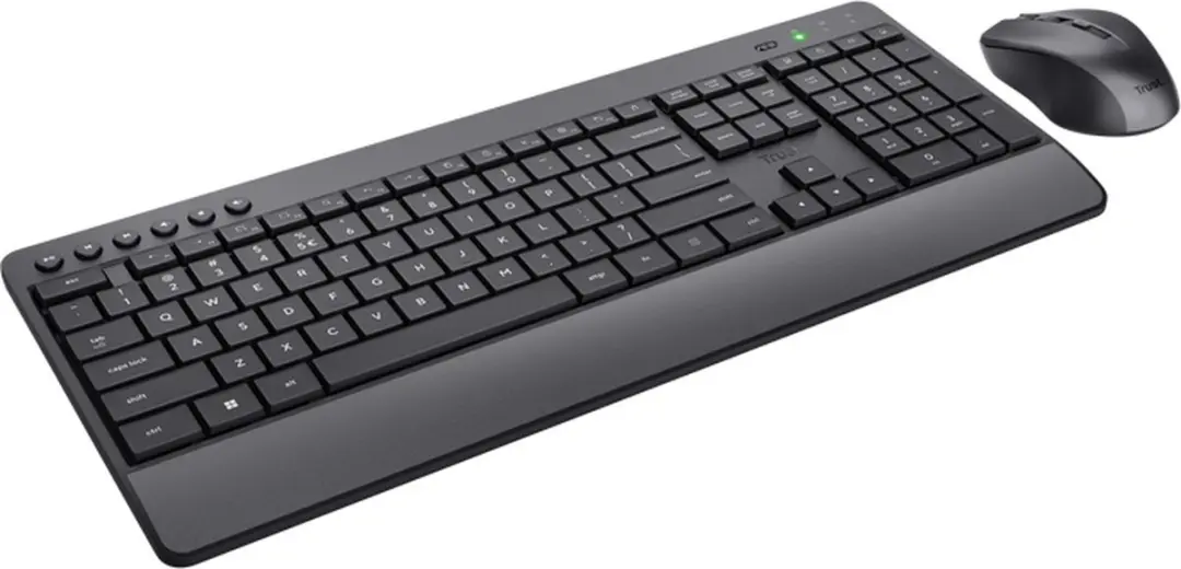 Trust Trezo Toetsenbord met Muis 24531 - Spaans QWERTY - Zwart - afbeelding 6 van 6