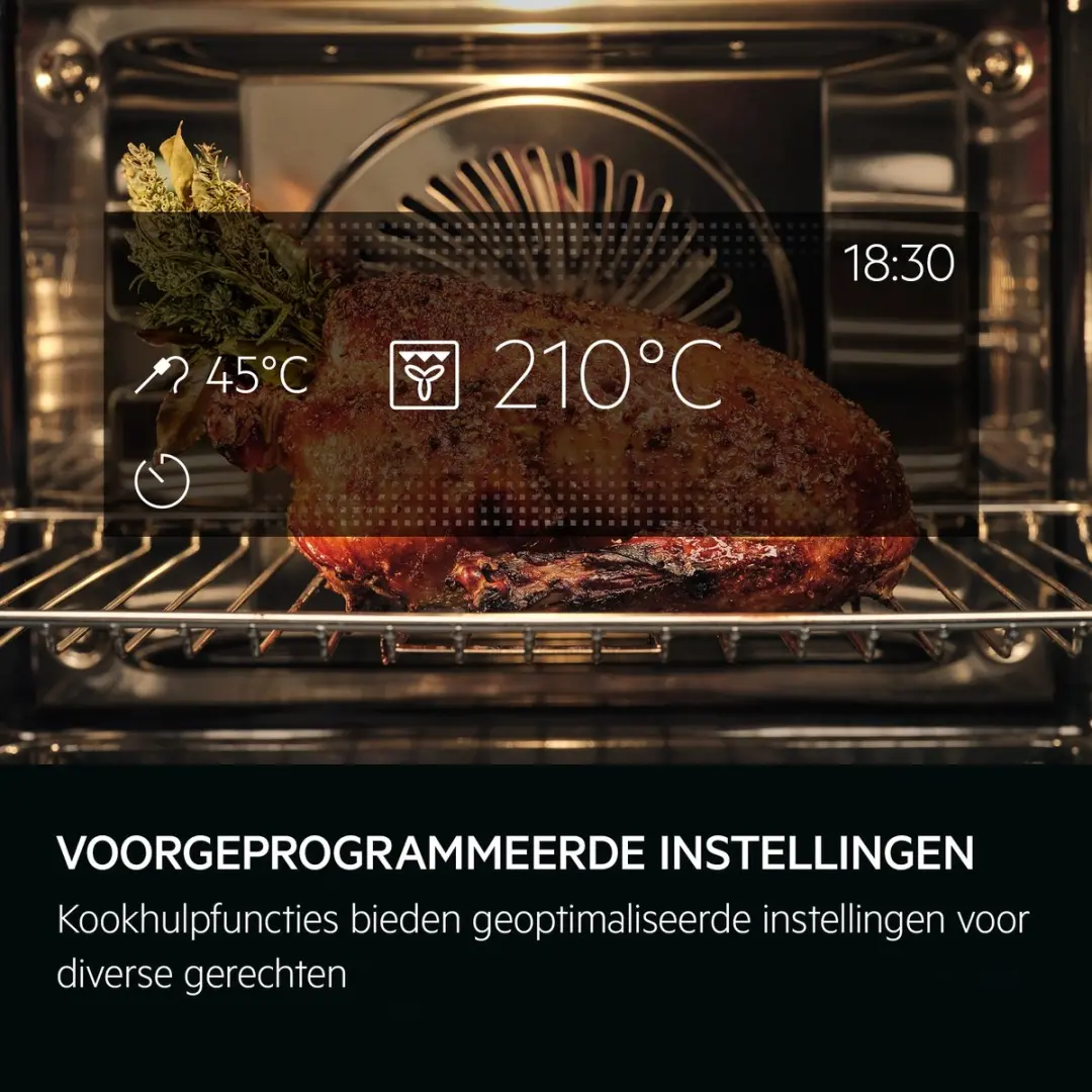 AEG TK8NK621B Combi-oven 44L - Zwart
