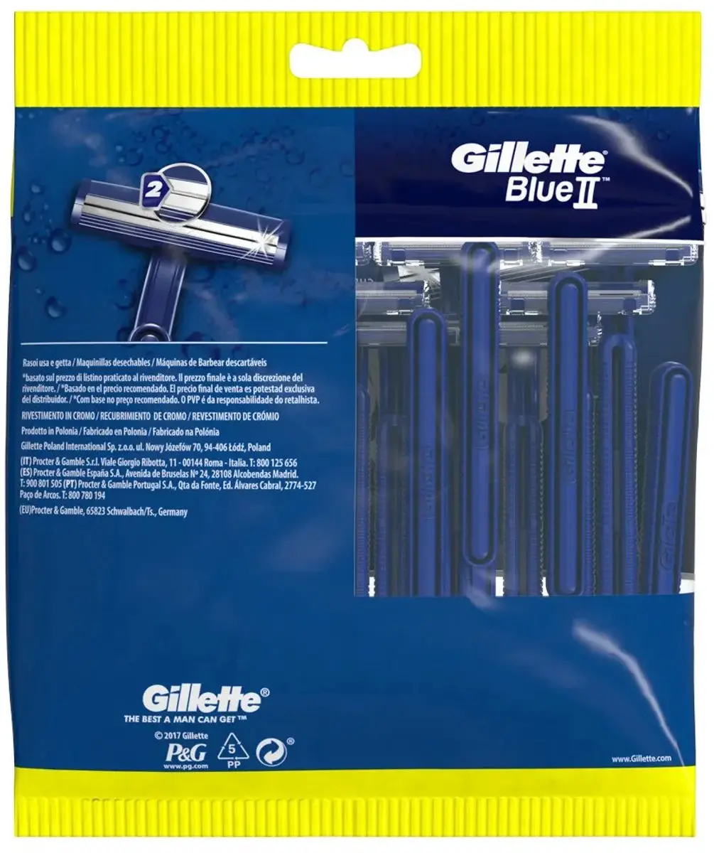 Gillette Blue II Wegwerpscheermesjes 20 Stuks
