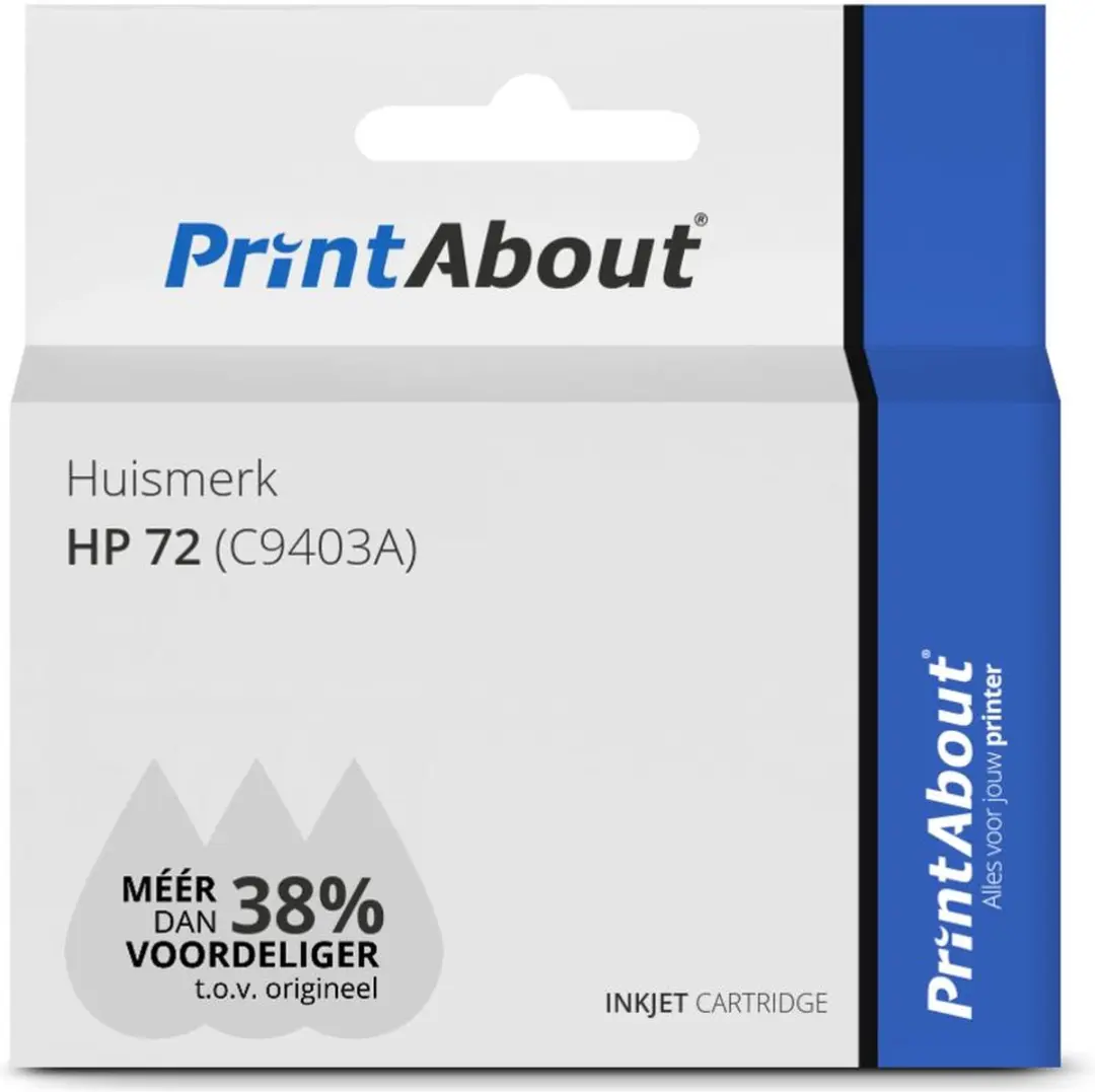 PrintAbout Inktcartridge C9403A Mat-zwart - 130ml - o.a. HP LaserJet