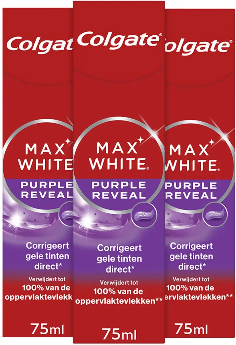 Colgate Max White Purple Reveal Tandpasta